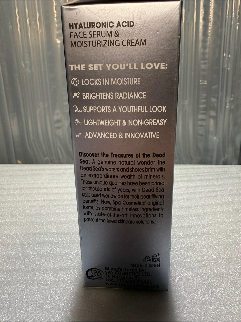 Age Harmony Hyaluronic Acid Anti-Aging Serum & Moisturizing Cream Set NEW Sealed
